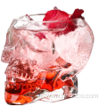 whiskey glass with skull